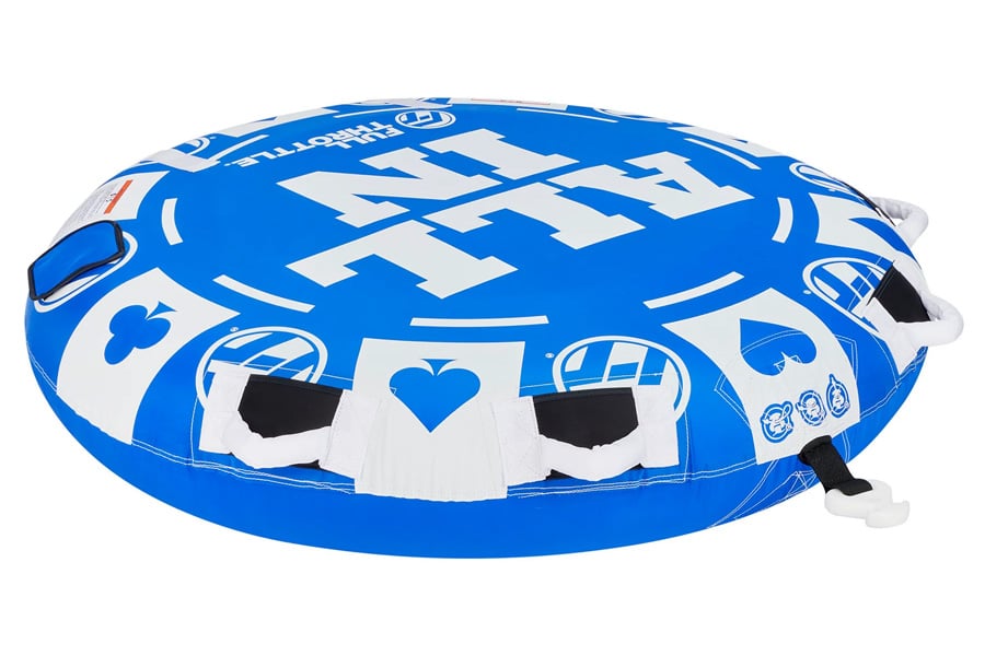 Absolute Outdoor Inc All in 2 Rider Towable Tube Rope and Pump Combo